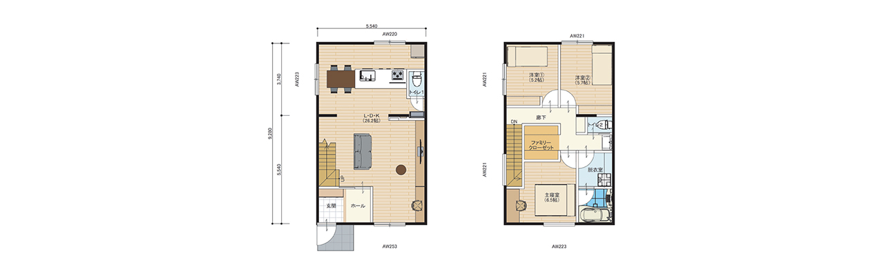 参考サンプルプラン PLAN 3110-A1