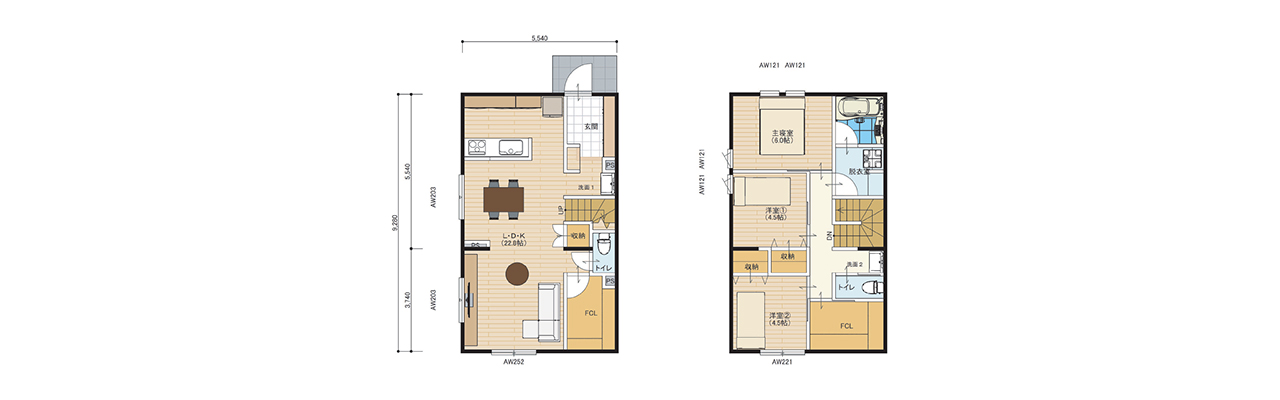 参考サンプルプラン PLAN 3110-B1