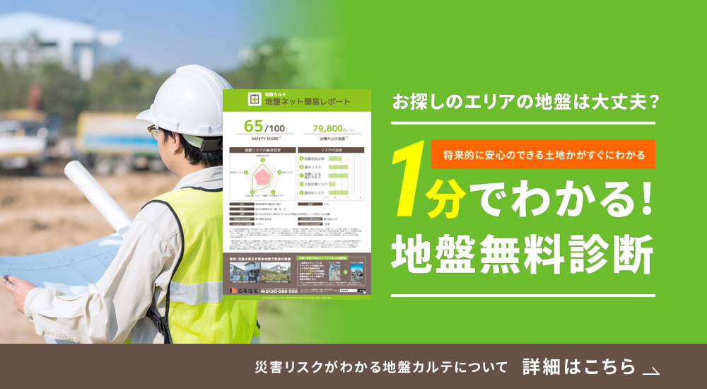 災害リスクがわかる地盤カルテについて