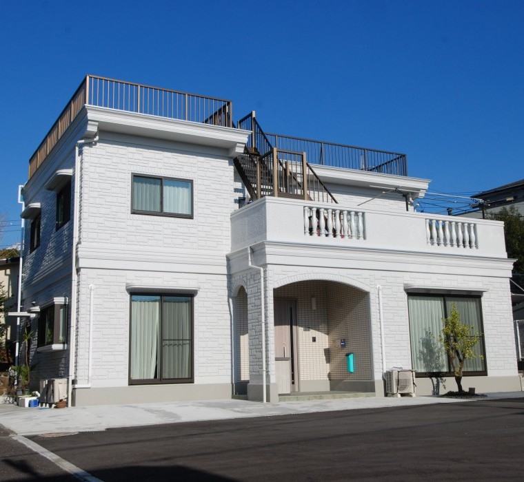 富士山の見える屋上がある、心の安らぐ住まい【静岡市・注文住宅】