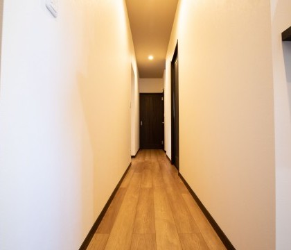注文住宅　廊下