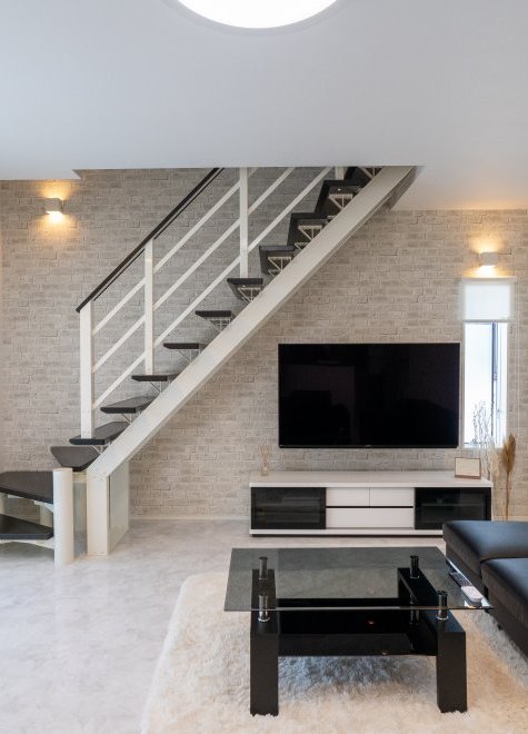 家族が自然とリビングに集まり、絆がいっそう深まる「リビング階段」のある家