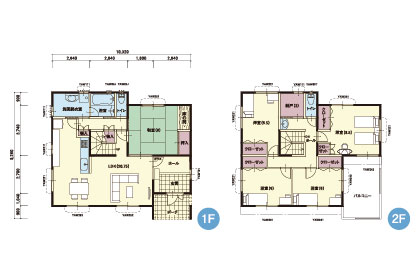 S-22｜5LDK｜使いやすい家事動線と広々としたLDKが魅力のプラン