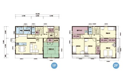 EW-7｜5LDK｜(東西玄関)全部屋に充実の収納スペースとと大き...