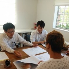 【宮城県 名取】展示場で内装の打合せ