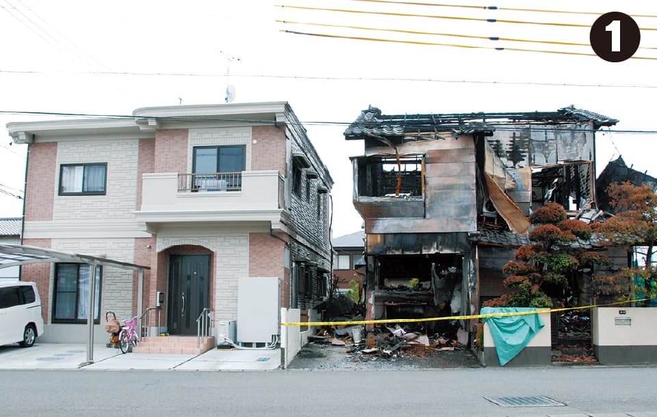 外から火が燃え移らない!隣家が全焼しても燃え移らない