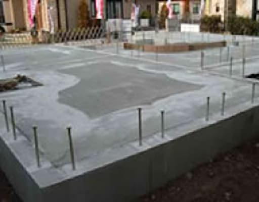 土間コンクリート打設