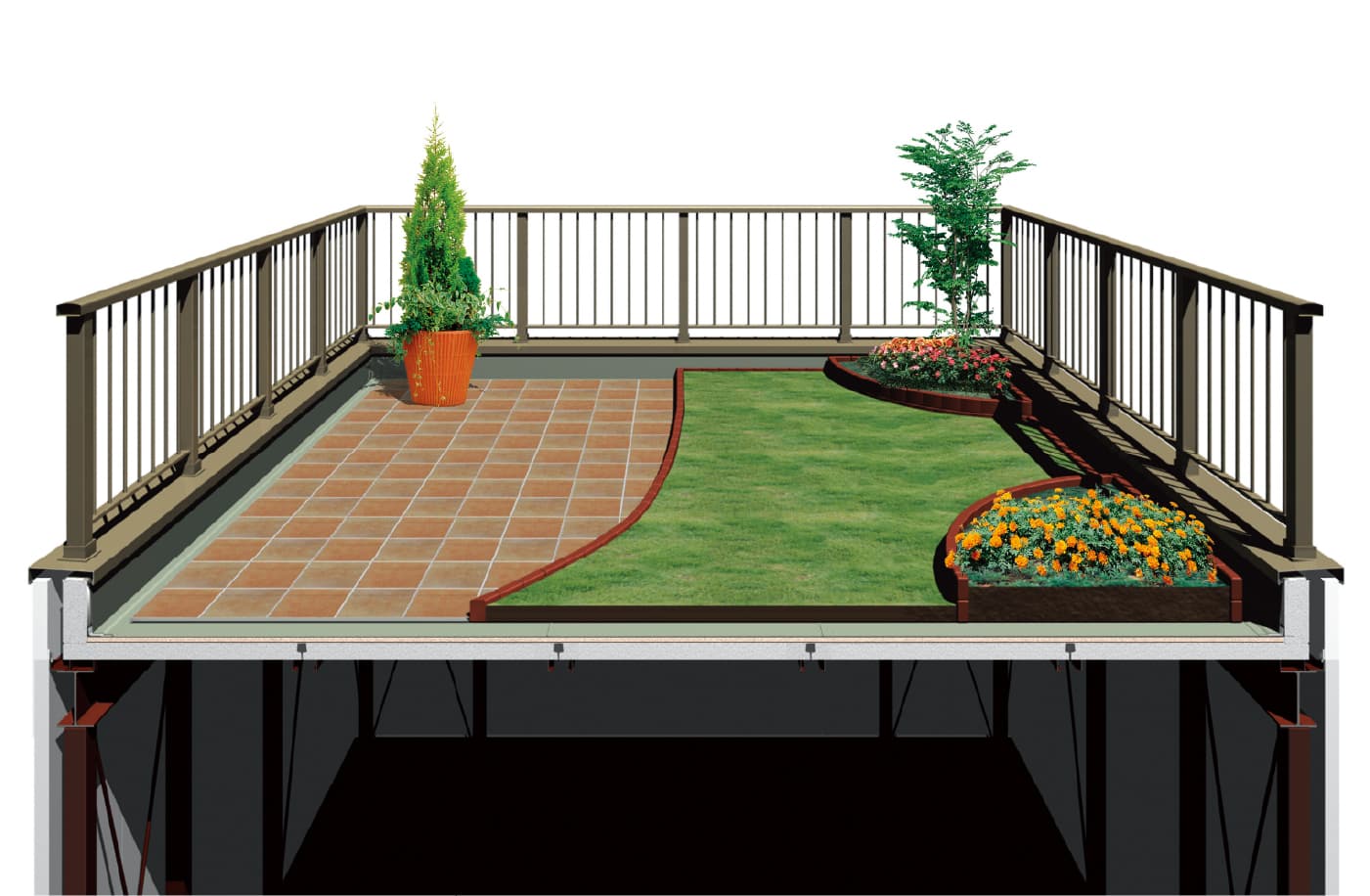 一般住宅の屋上利用の限界