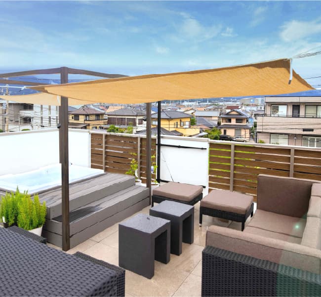 屋上利用も可能