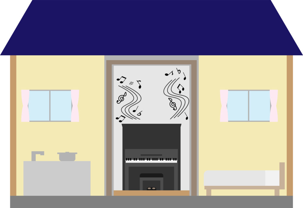 防音室のイラスト